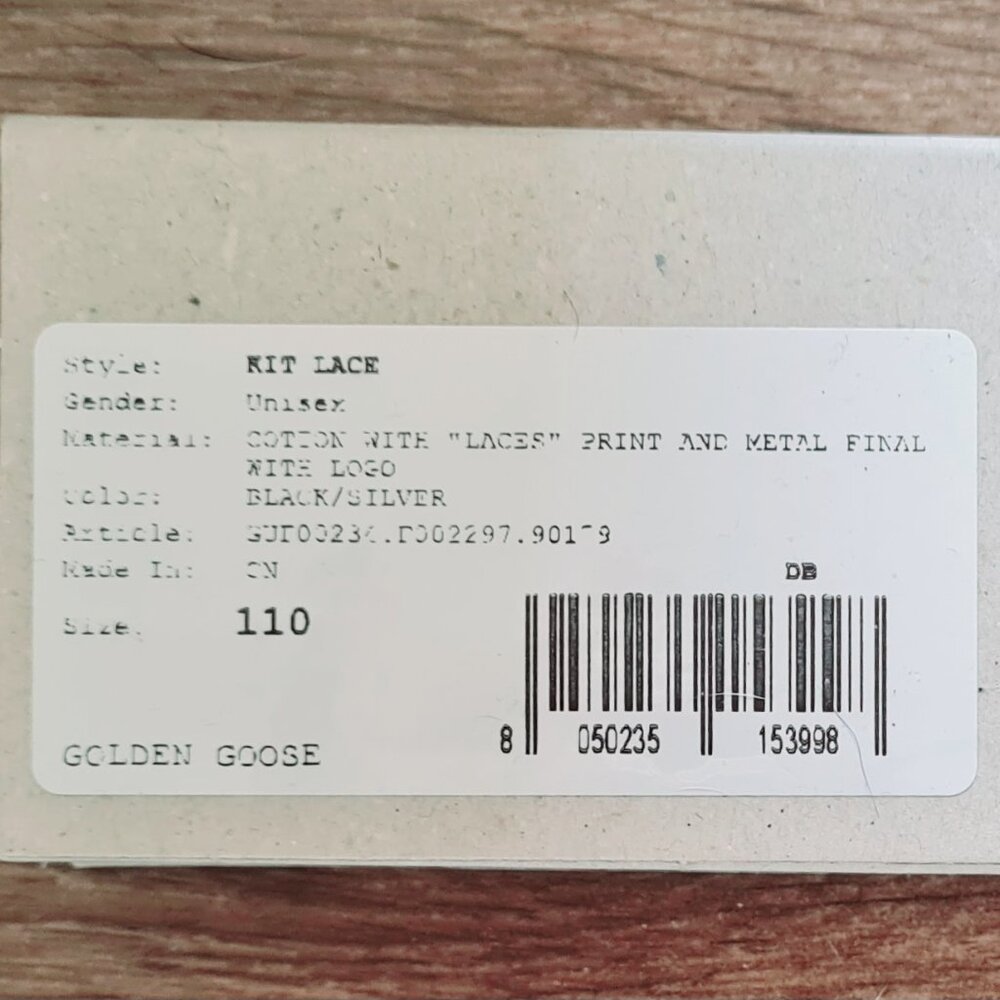 Golden Goose Laces